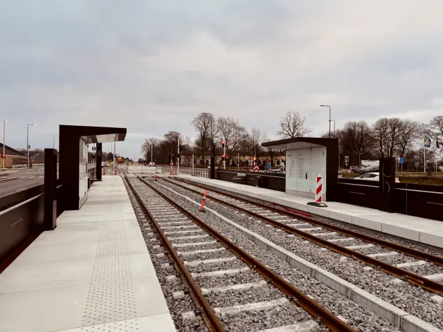 Billede af Dynamovej Letbanestation.
