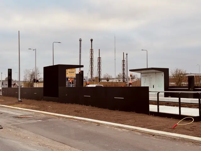 Billede af Gladsaxe Trafikplads Letbanestation.
