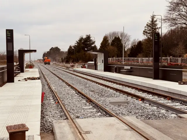 Billede af Gladsaxe Trafikplads Letbanestation.