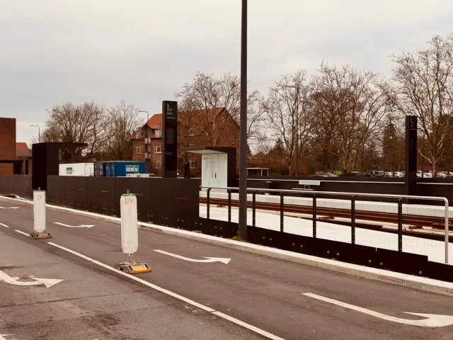 Billede af Gladsaxe Rådhus Letbanestation.
