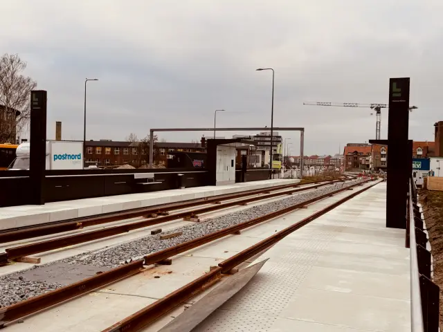 Billede af Gladsaxe Rådhus Letbanestation.