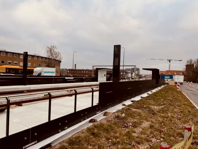 Billede af Gladsaxe Rådhus Letbanestation.