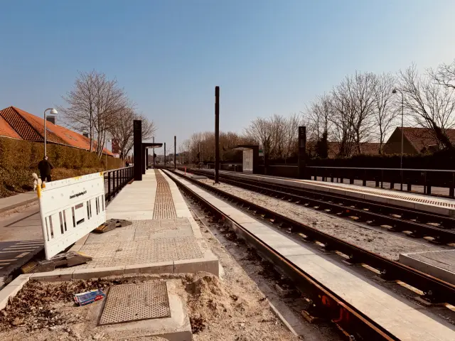 Billede af Fortunbyen Letbanestation.