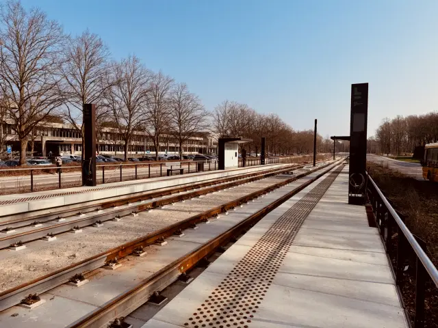 Billede af Anker Engelunds Vej DTU Letbanestation.