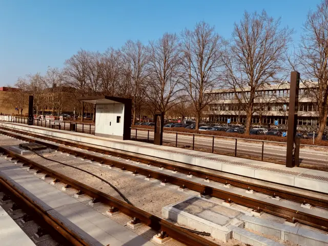 Billede af Anker Engelunds Vej DTU Letbanestation.