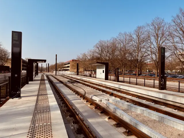 Billede af Anker Engelunds Vej DTU Letbanestation.