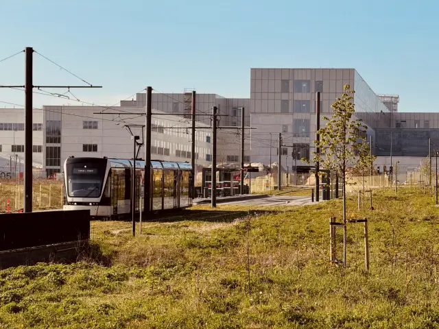 Billede af SDU Syd/Hospital Nord Letbanestation.
