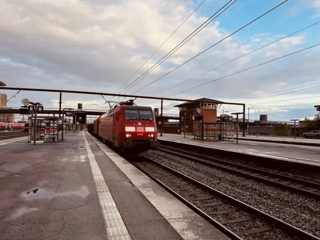 Billede af DBCSC EG 3102, tidligere DSB EG 3102 fotograferet ud for Odense Banegård Center.