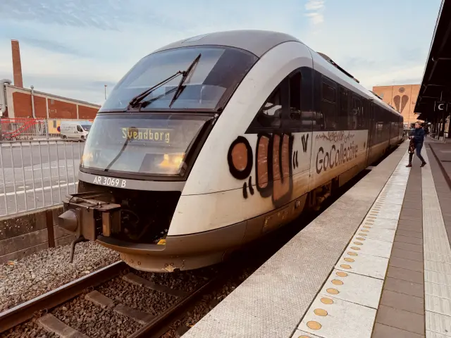 Billede af GoCollective AR 3069, tidligere DSB MQ 4119-4919 fotograferet ud for Odense Banegård Center.