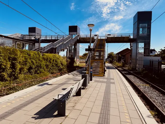 Billede af Viby Jylland Letbanestation.