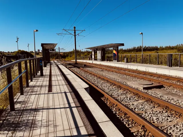 Billede af Klokhøjen Letbanestation.