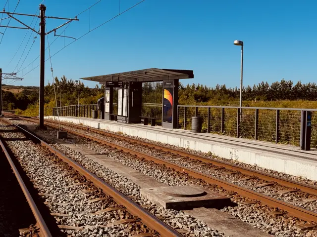 Billede af Klokhøjen Letbanestation.