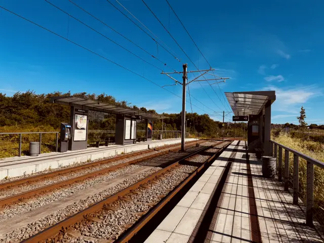 Billede af Klokhøjen Letbanestation.