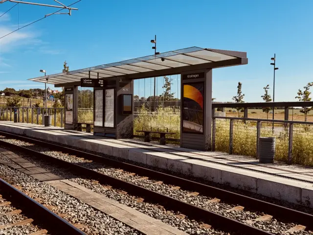 Billede af Klokhøjen Letbanestation.