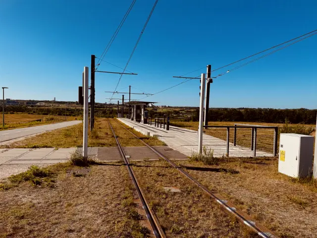 Billede af Lisbjerg Bygade Letbanestation.