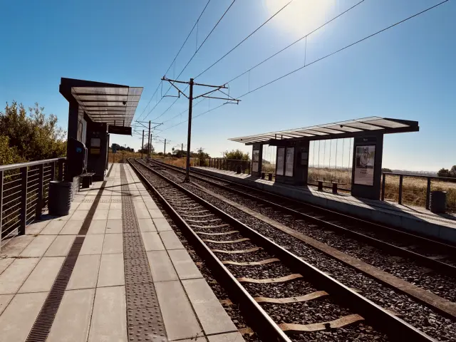 Billede af Nye Letbanestation.