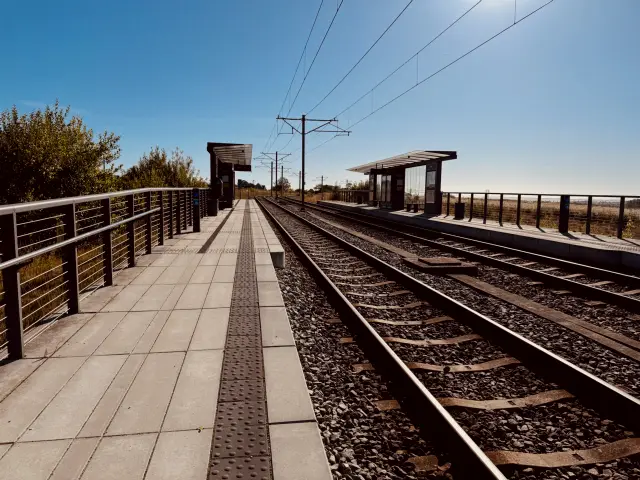 Billede af Nye Letbanestation.