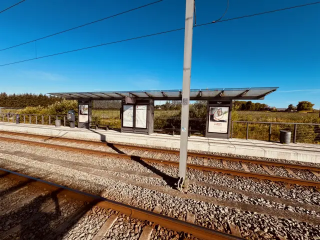 Billede af Nye Letbanestation.