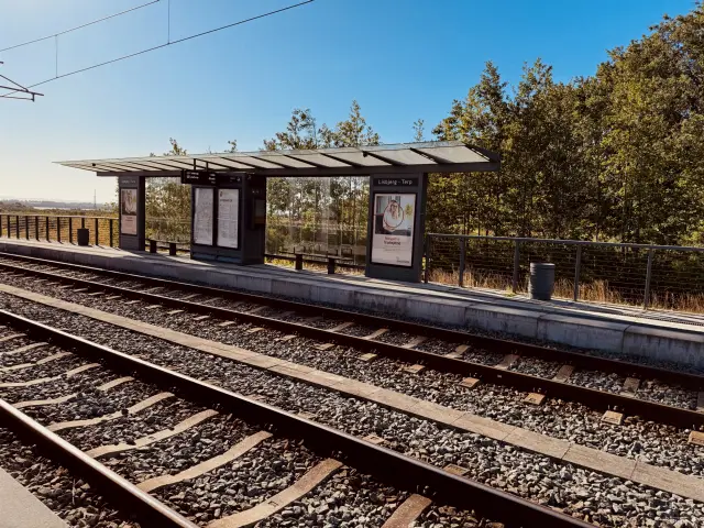 Billede af Lisbjerg - Terp Letbanestation.