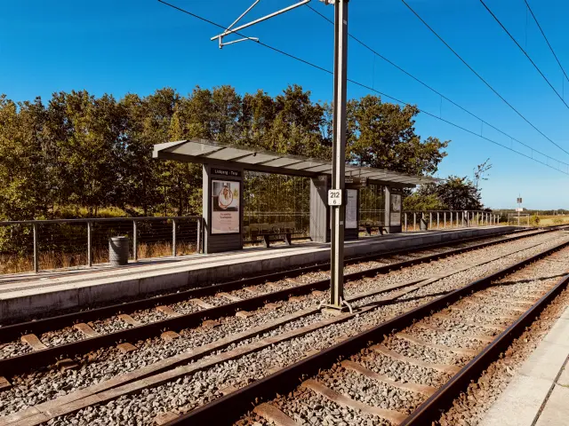 Billede af Lisbjerg - Terp Letbanestation.