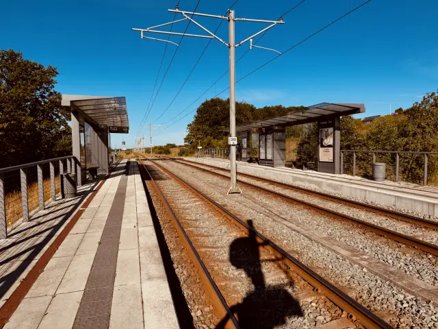 Billede af Lisbjerg - Terp Letbanestation.