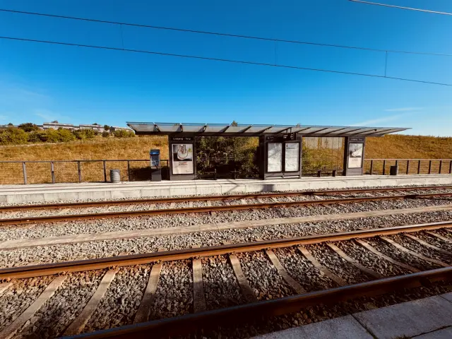 Billede af Lisbjerg - Terp Letbanestation.