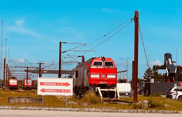 Billede af DBCSC MZ 1457, tidligere DSB MZ 1457 fotograferet ud for Høje Taastrup Kombiterminal.