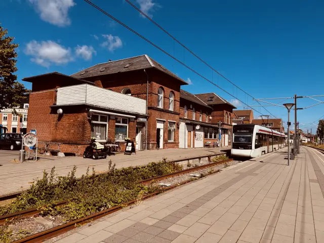 Billede af Odder Letbanestation.