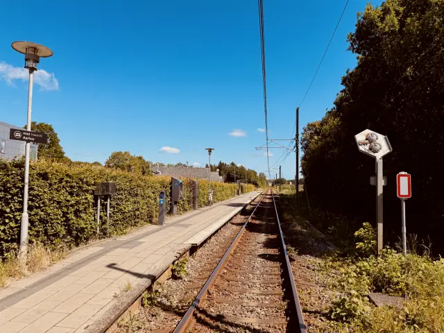 Billede af Rude Havvej Letbanestation.