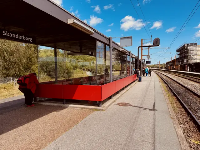 Billede af Skanderborg Station.