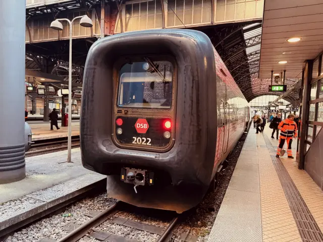 Billede af DSB ER 2022 fotograferet ud for København Hovedbanegård.