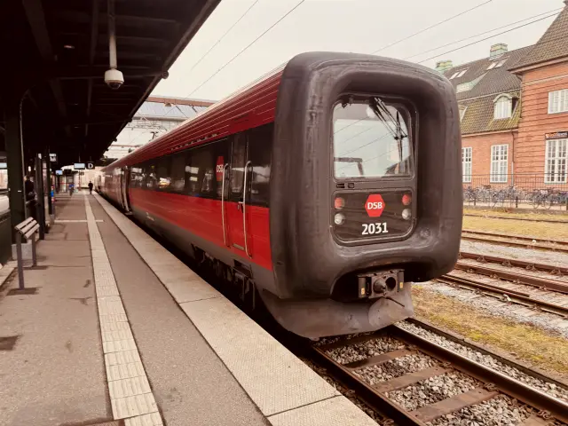 Billede af DSB ER 2031 fotograferet ud for Odense Banegård Center.