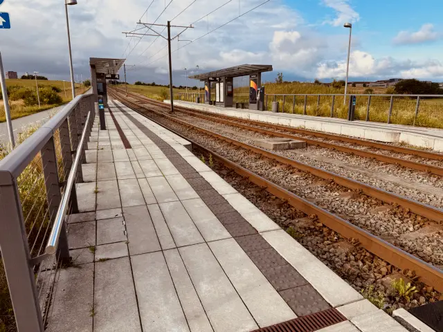 Billede af Humlehuse Letbanestation.