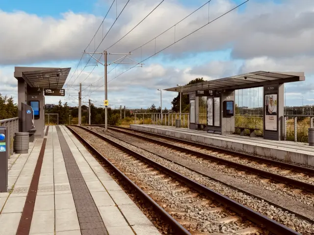 Billede af Gl. Skejby (Agro Food Park) Letbanestation.