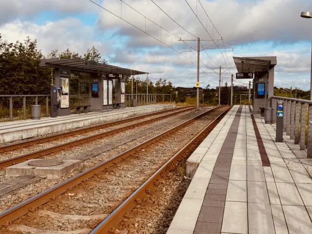 Billede af Gl. Skejby (Agro Food Park) Letbanestation.
