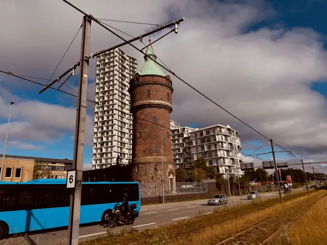 Billede af Vandtårnet ved Vandtårnet (Ringvejen) Letbanestation.
