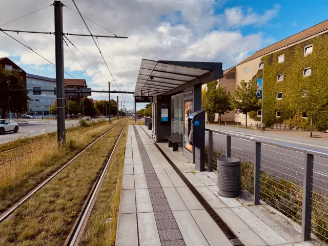 Billede af Aarhus Universitet (Ringgaden) Letbanestation.