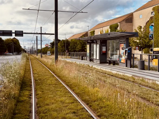 Billede af Aarhus Universitet (Ringgaden) Letbanestation.