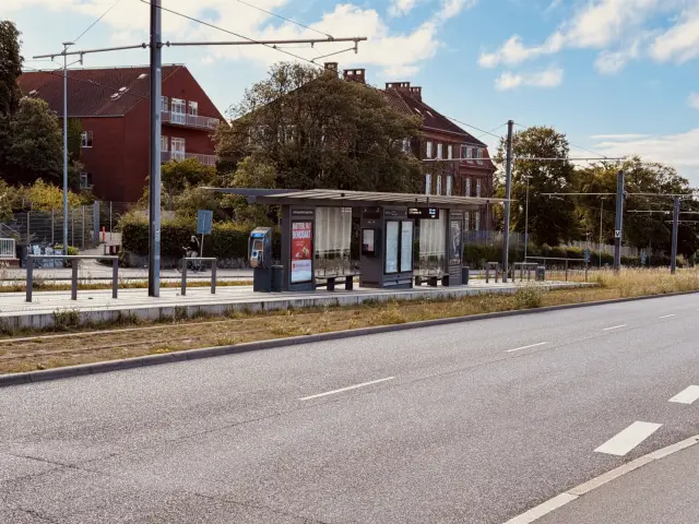 Billede af Universitetsparken Letbanestation.