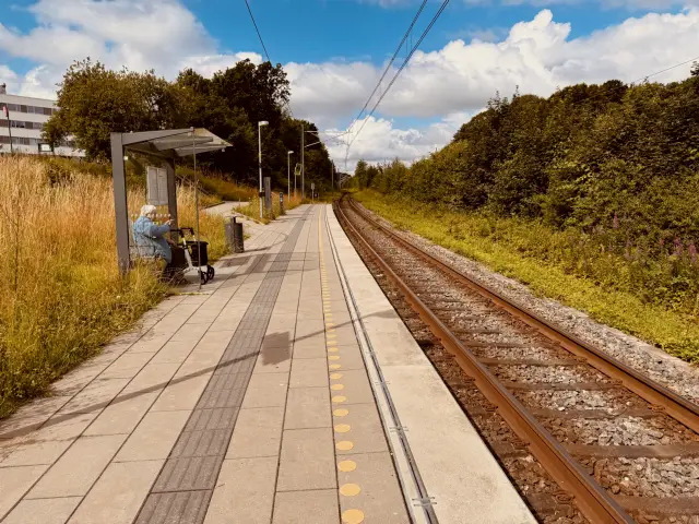 Billede af Rosenhøj Letbanestation.