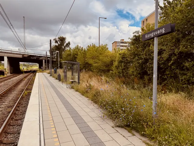 Billede af Kongsvang Letbanestation.