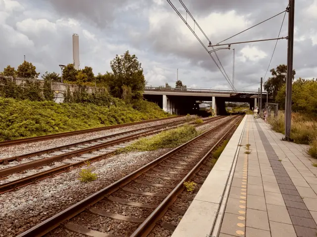 Billede af Kongsvang Letbanestation.