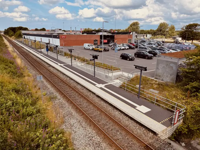 Billede af Hjørring Øst Station.