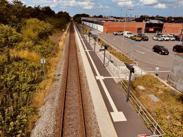 Billede af Hjørring Øst Station.
