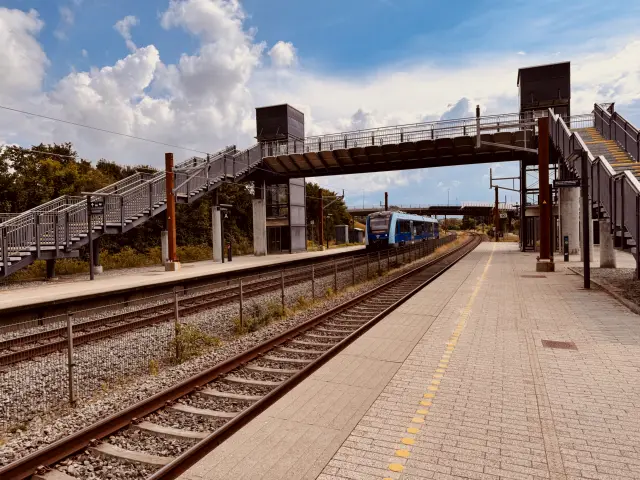 Billede af NJJ LM 615 fotograferet ud for Svenstrup (Jylland) Station.