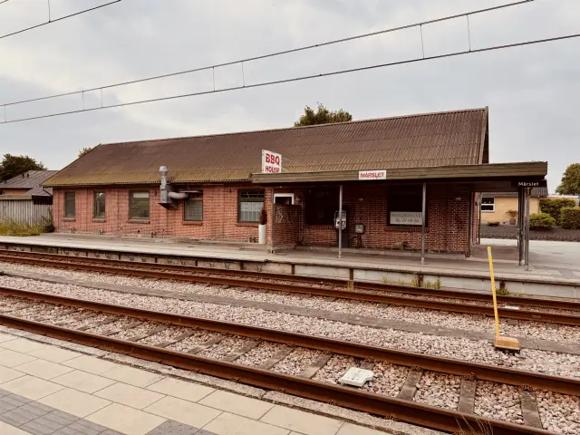 Billede af Mårslet Station.