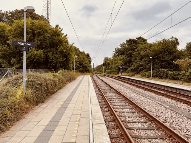 Billede af Mårslet Station.