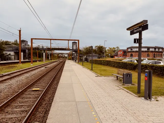 Billede af Hørning Station.