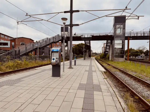 Billede af Viby Jylland Letbanestation.