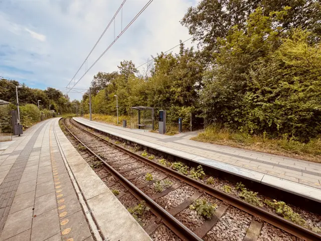 Billede af Mølleparken Letbanestation.
